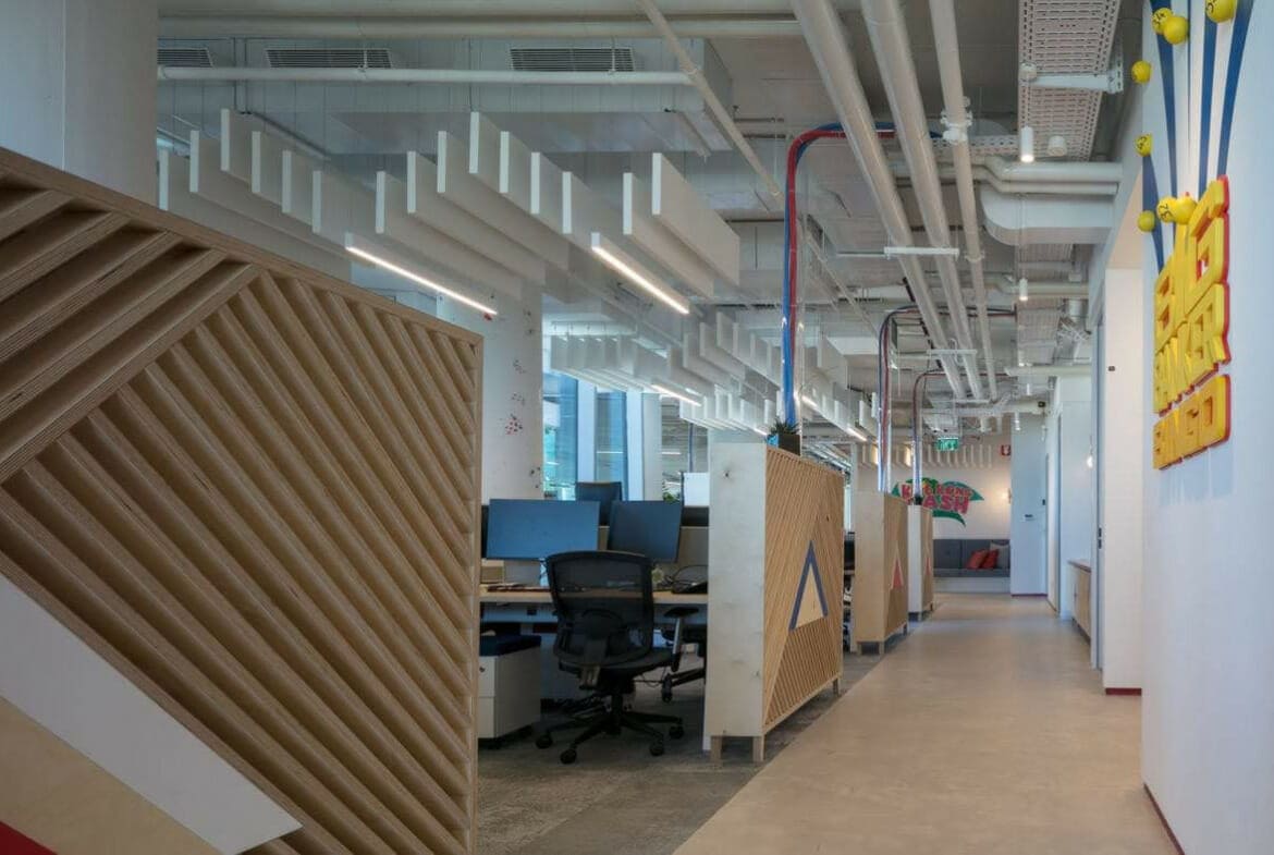 אזור האופן ספייס של המשרדים