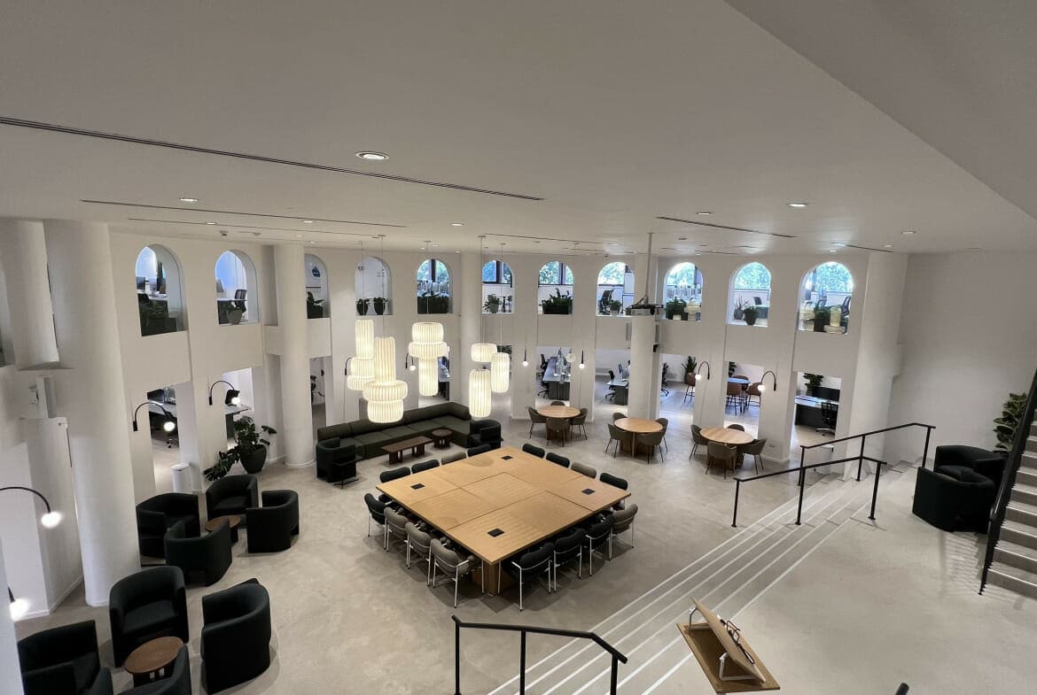 תמונה שרואים את רוב המשרד