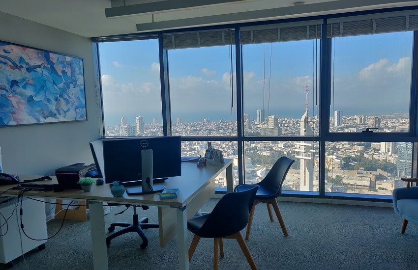 משרדים להשכרה במגדל היובל, 1335-1980 מר