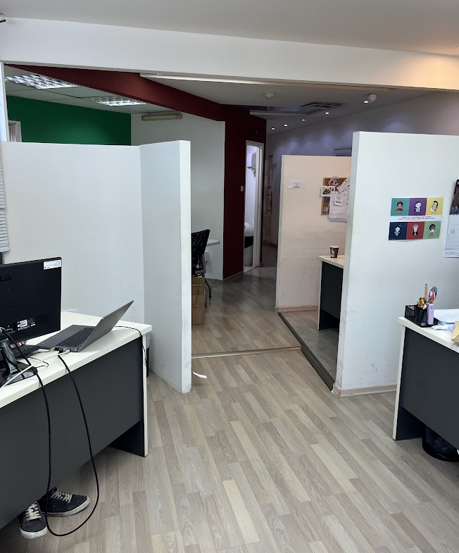 אופן ספייס, רואים את החלוקה לעמדות עבודה