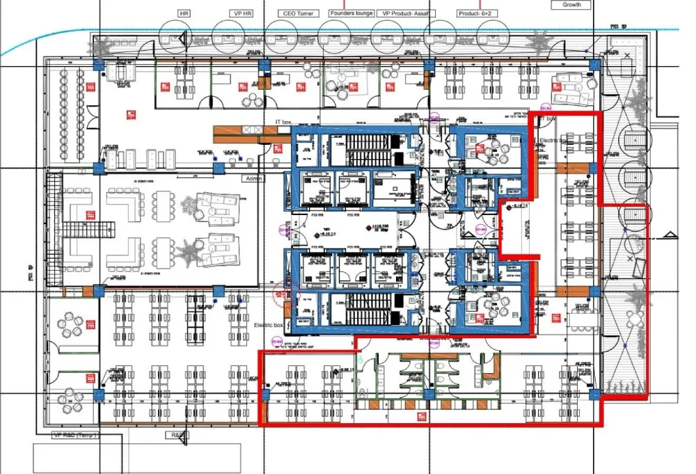 תכנית חלוקה של המשרד