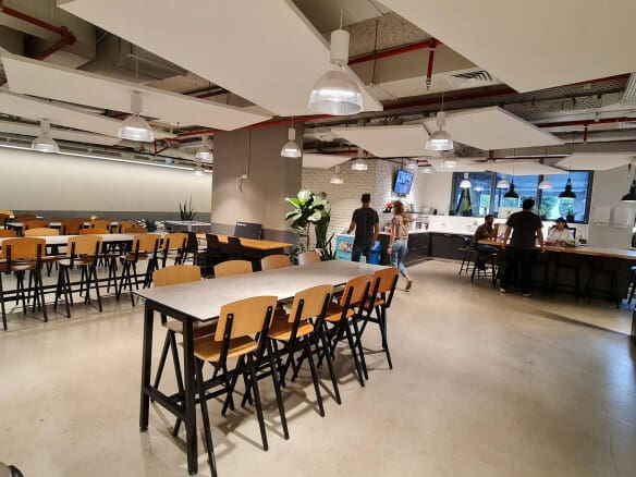 תמונה של אזור ההתכנסות והמטבח