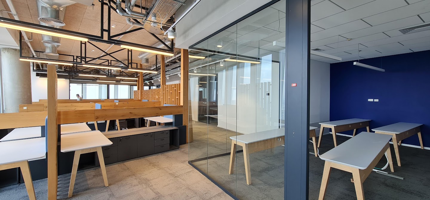 מבט כללי- משרד- חלוקה לחדרים