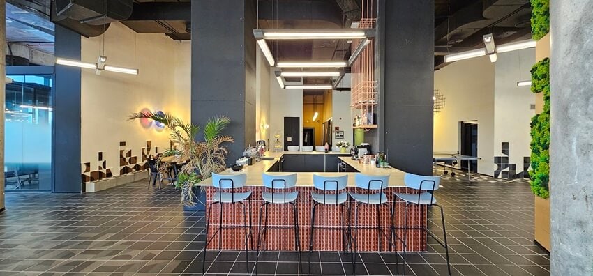 מטבח במשרדים להשכרה מידטאון