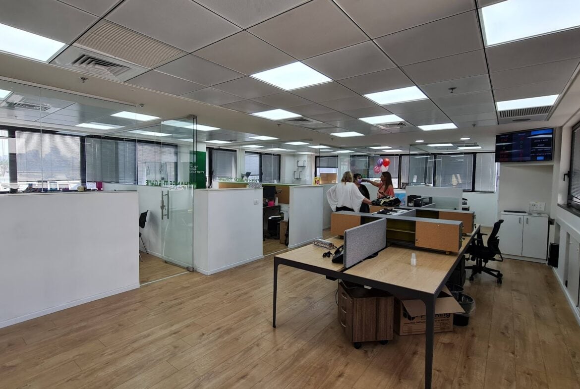 אופן ספייס וחלוקה לעמדות עבודה