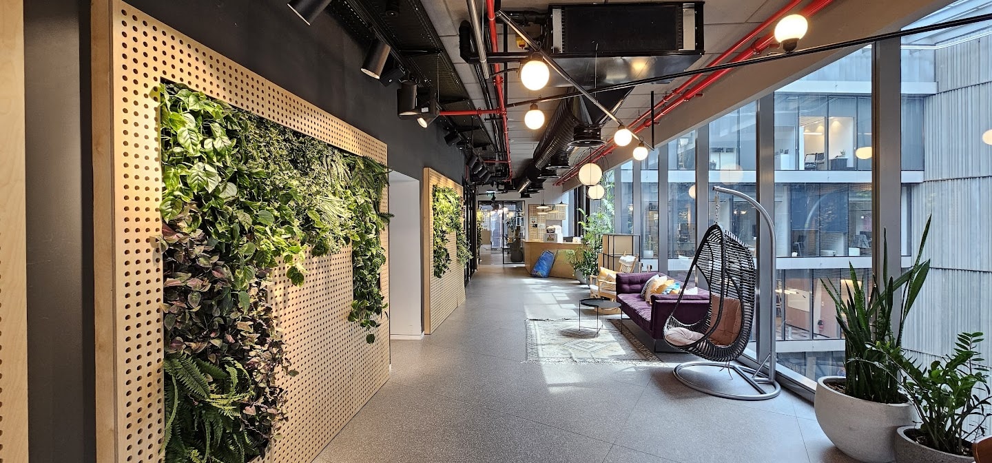 מבט כללי של המשרד- מסדרון