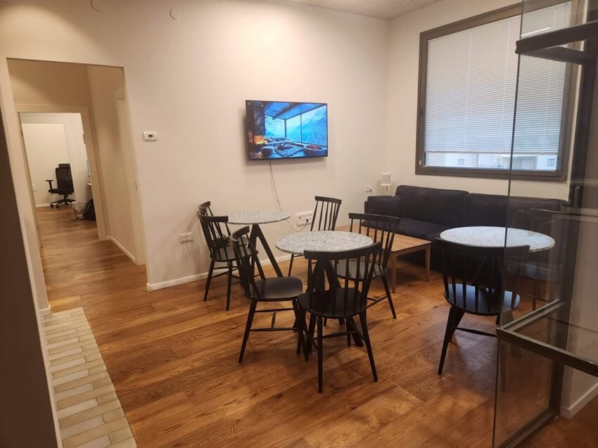 חדר אוכל במשרדים להשכרה ז בוטינסקי רמת גן