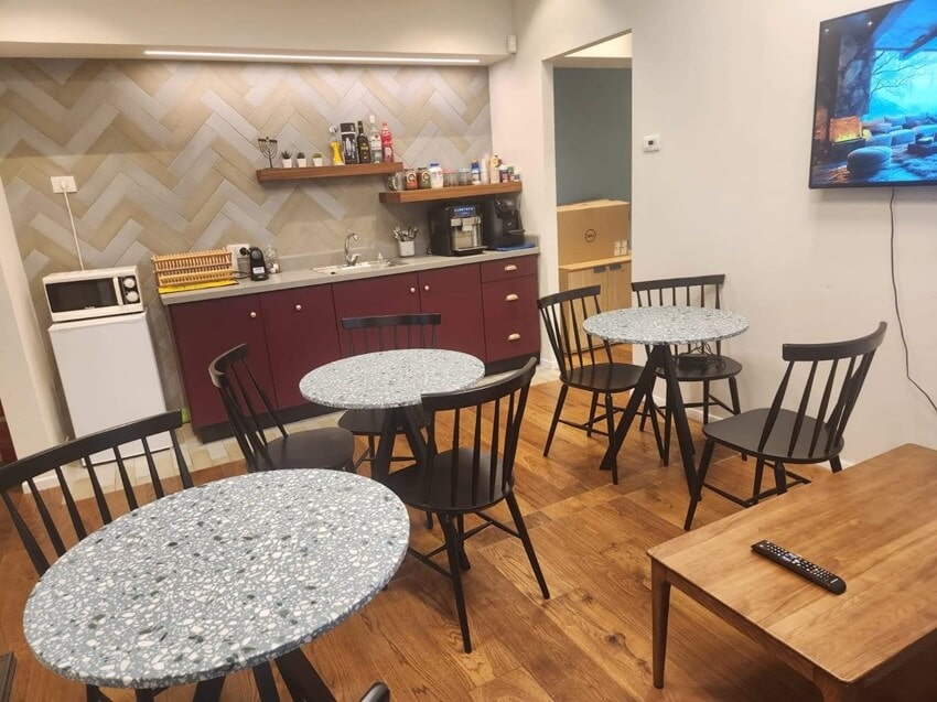 מטבחון במשרדים להשכרה ז בוטינסקי רמת גן