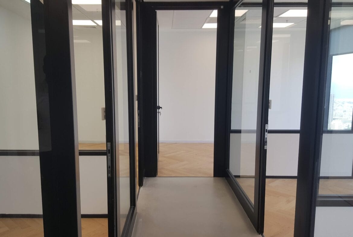 חלוקה לחדרים במשרד