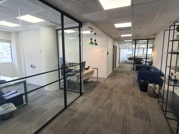 מבט כללי, מסדרון וחלוקה לחדרים