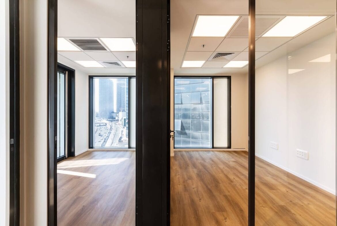 מבט כללי- חלוקה לחדרי עבודה