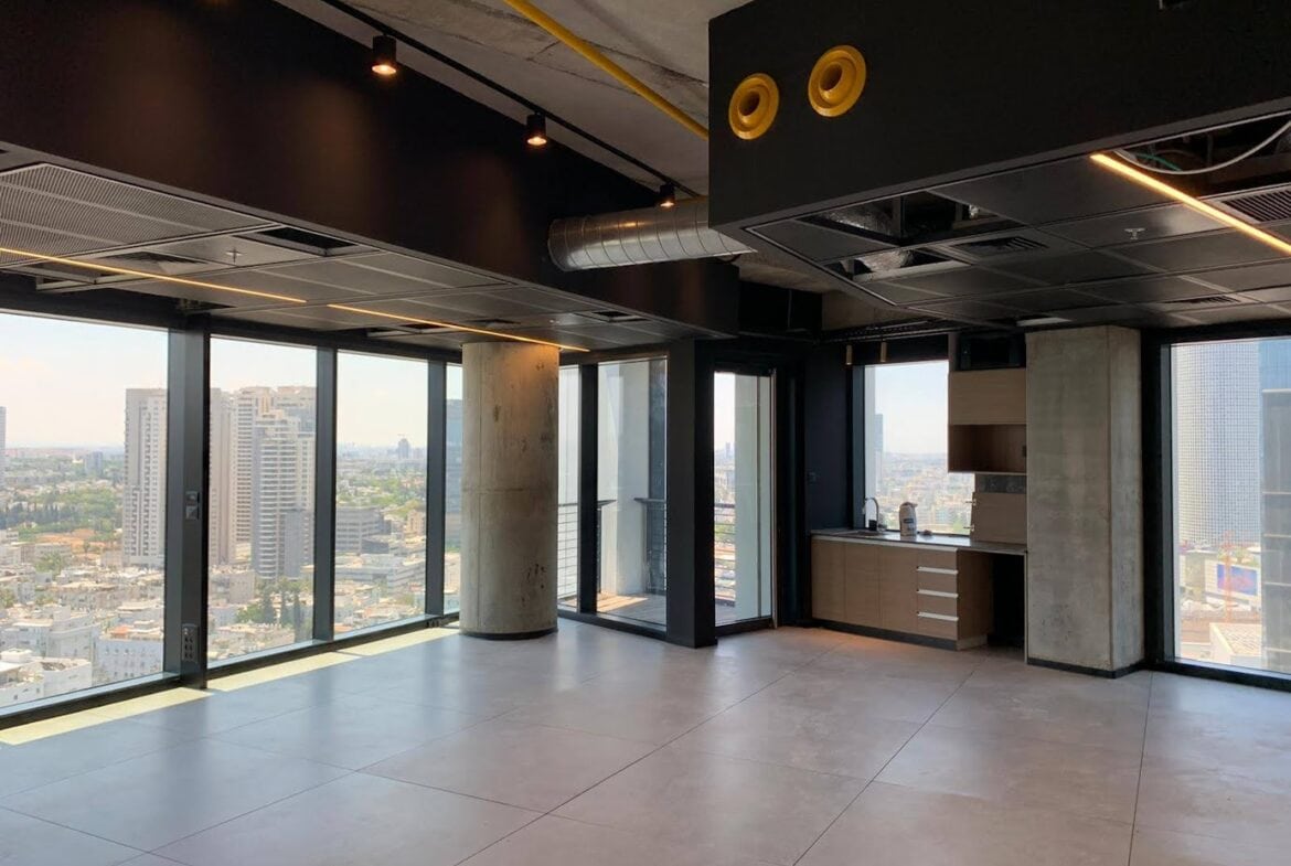 מטבחון במשרד ומבט כללי- אופן ספייס