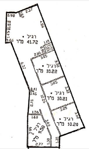 תוכנית חלוקה- משרד 119 מ
