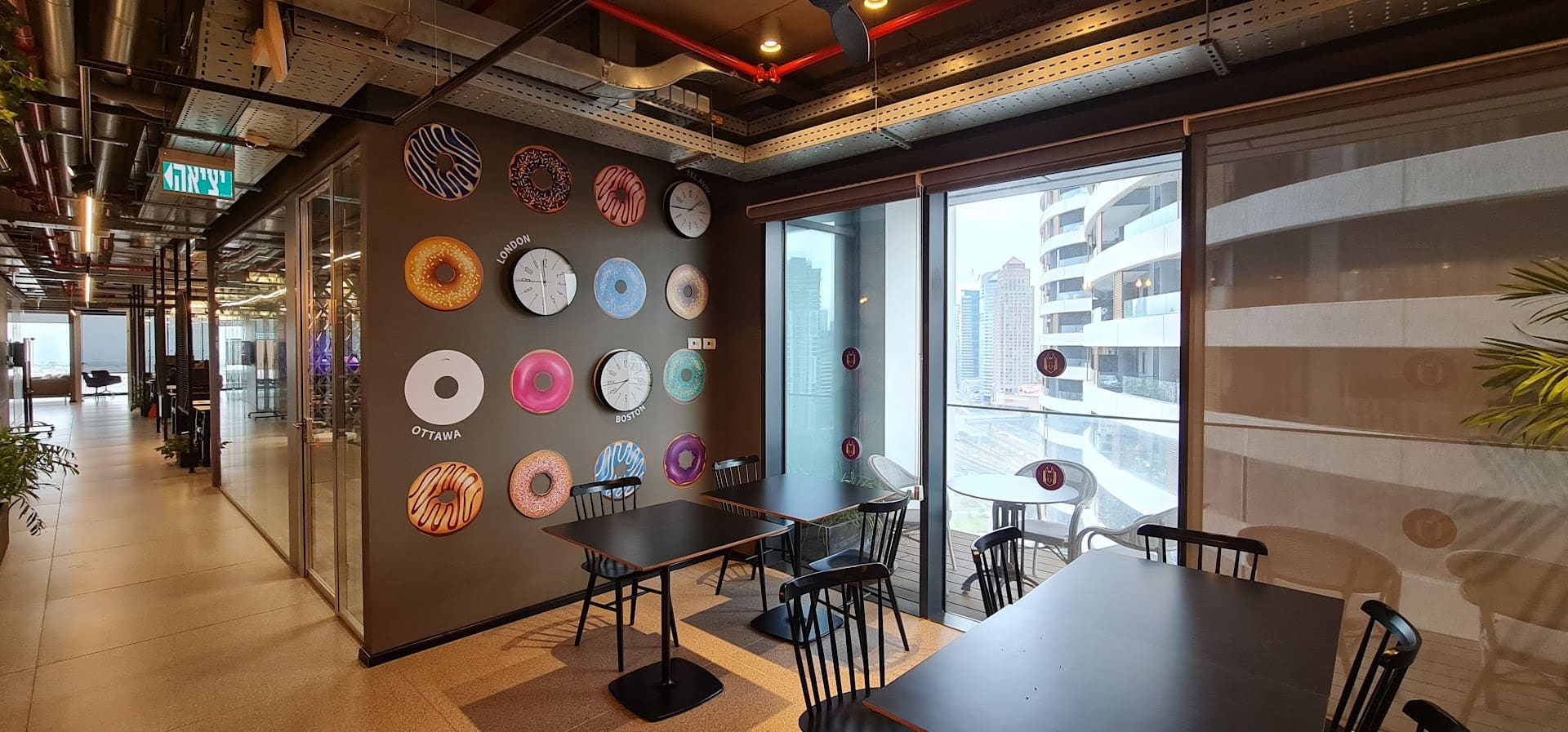 פינות אוכל במשרד במגדל רסיטל