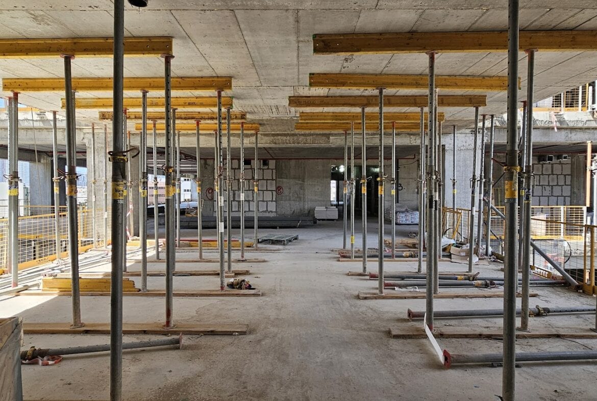 שלבי בניה מתקדמים- מתחם הסוללים