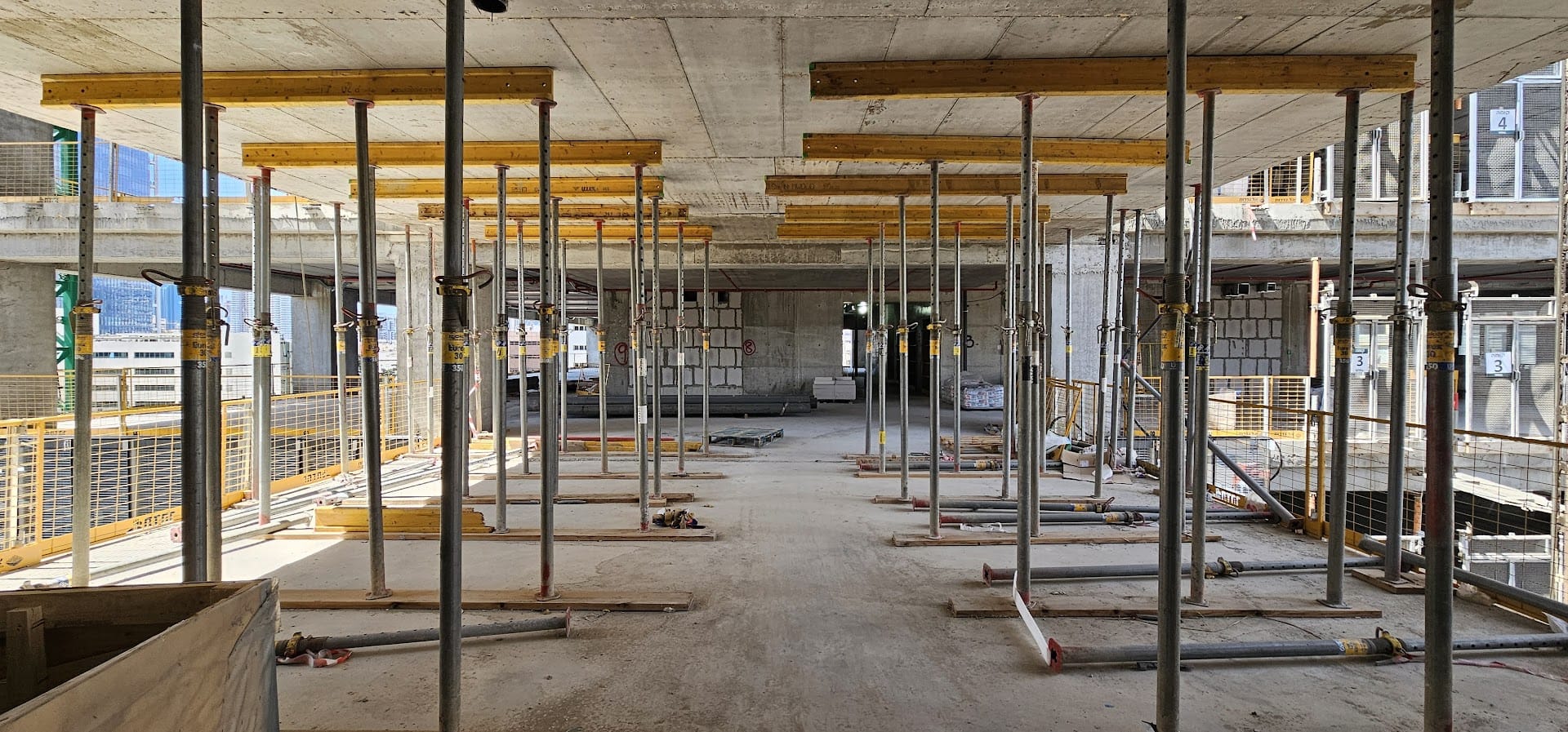 שלבי בניה מתקדמים- מתחם הסוללים