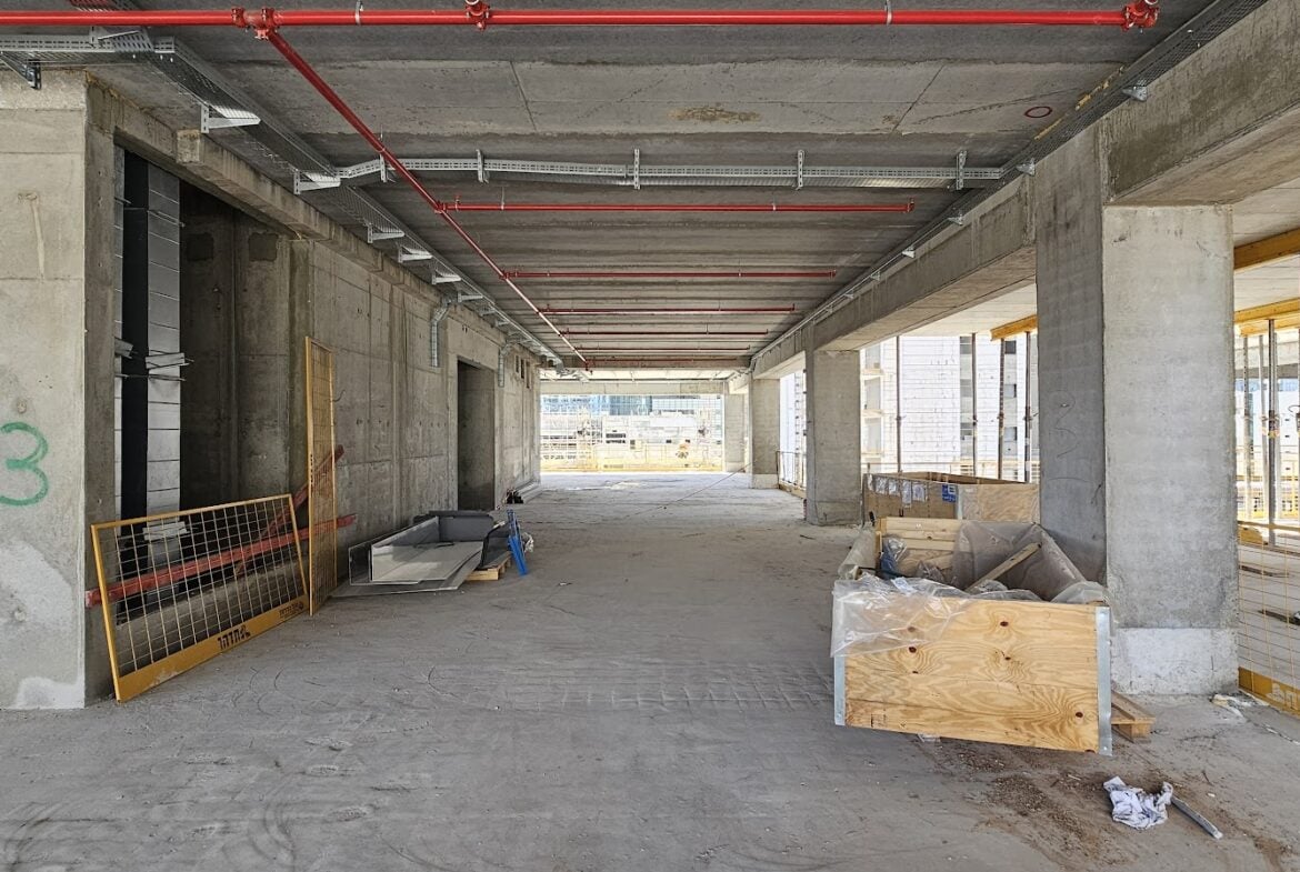 שלבי בניה מתקדמים- מתחם הסוללים