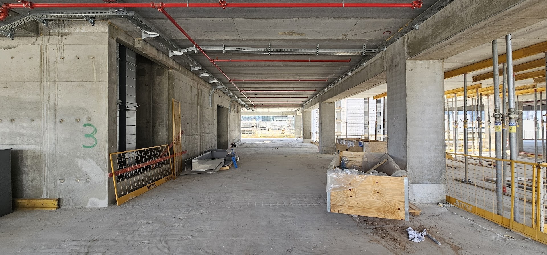 שלבי בניה מתקדמים- מתחם הסוללים