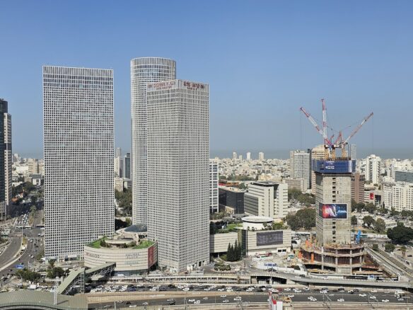 נוף מקומות גבוהות במגדלי איסט אנד