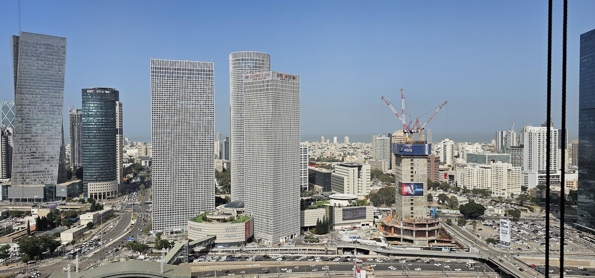 נוף מקומות גבוהות במגדלי איסט אנד