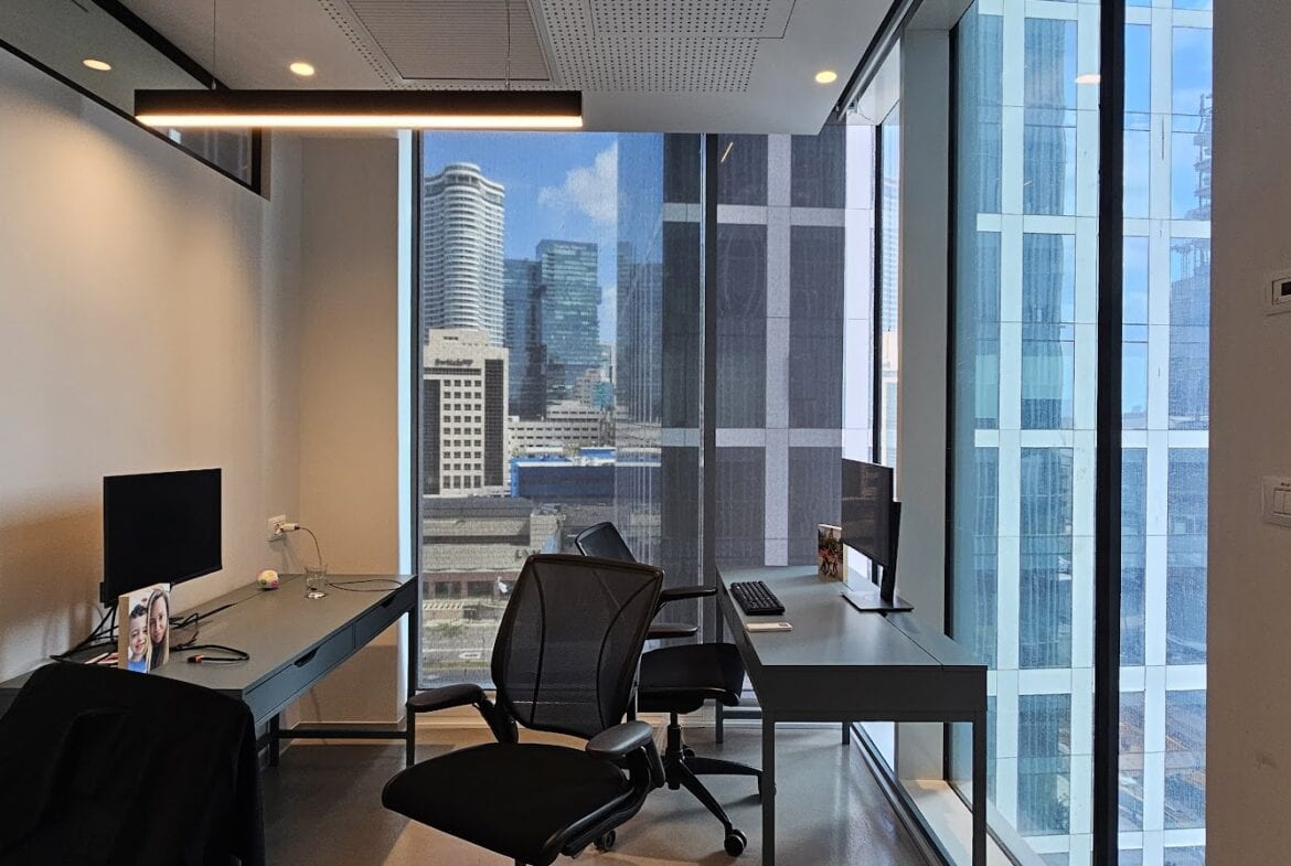 חדר עבודה זוגי / יחיד במשרד