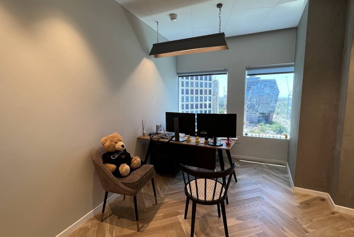 אחד מחדרי עבודה