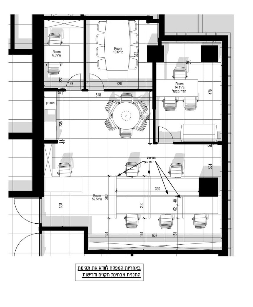 תכנית חלוקה של המשרד