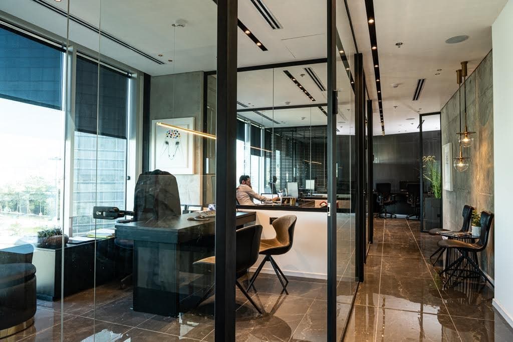 מבט כללי- חלוקה לחדרי עבודה