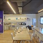 מטבח גדול ומאובזר עם פינות אוכל