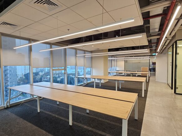 אזור אופן ספייס הגדול יותר במשרד