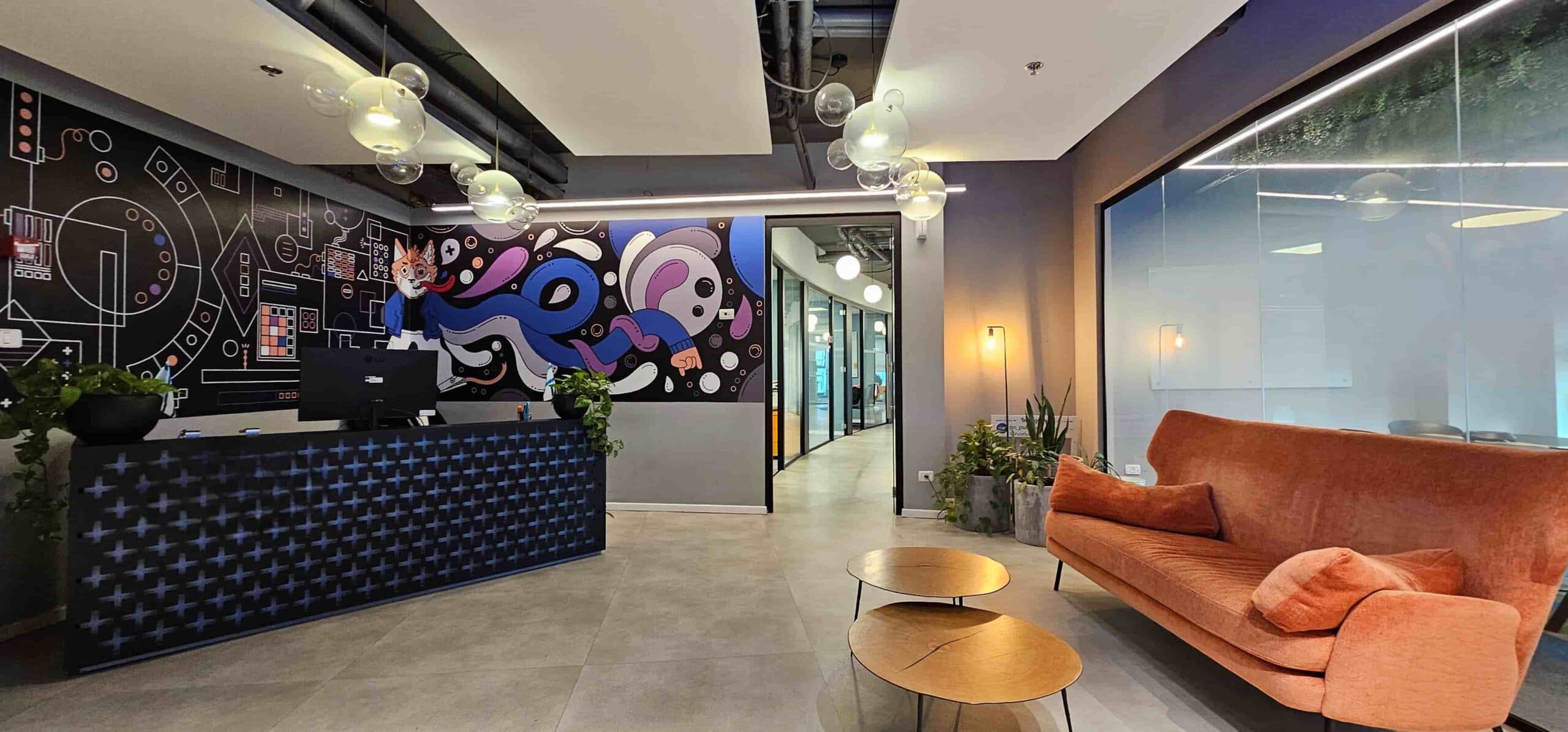 מנחם בגין משרד גדול-להשכרה עמדת קבלה