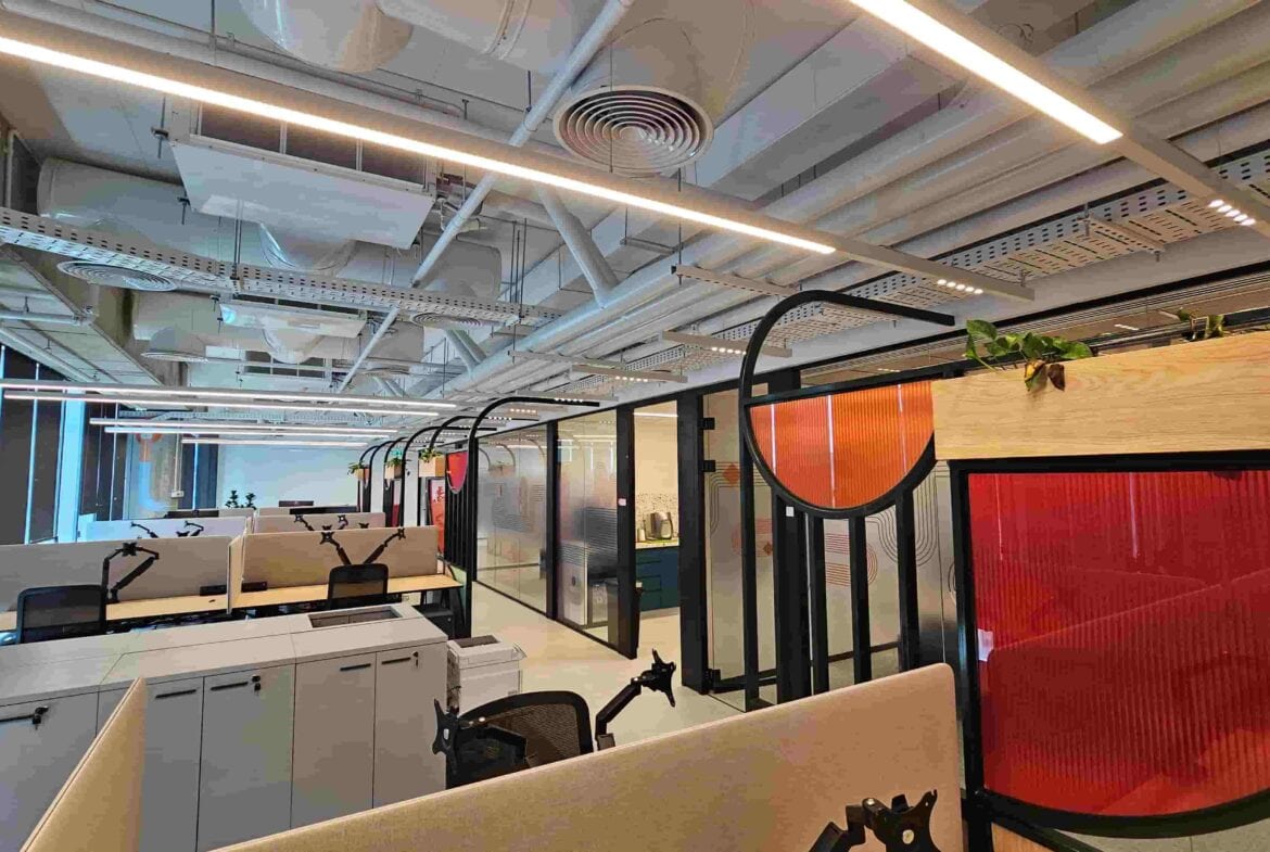 משרדים להשכרה בקרית אונו במגדל חדש בגודל 250 מ