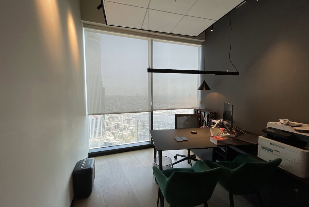 חדר עבודה זוגי/ אישי במגדל ספיר- בורסה רמת גן