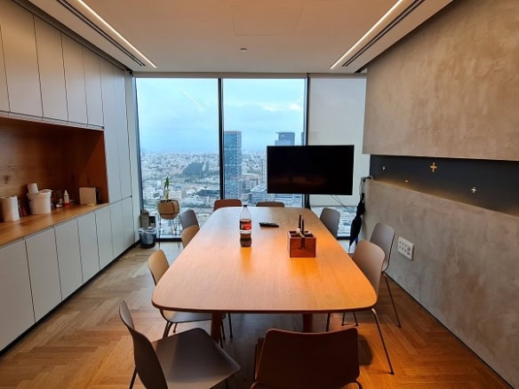 For rent 270 sqm in the HaArbaa towers meeting room
