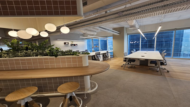 קומה עצמאית במגדל WE מטבח