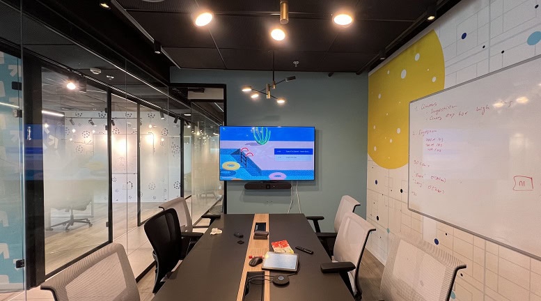 office for rent 334 sqr alon towers meeting room