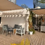 2 קומות להשכרה מונטיפיורי - מרפסת