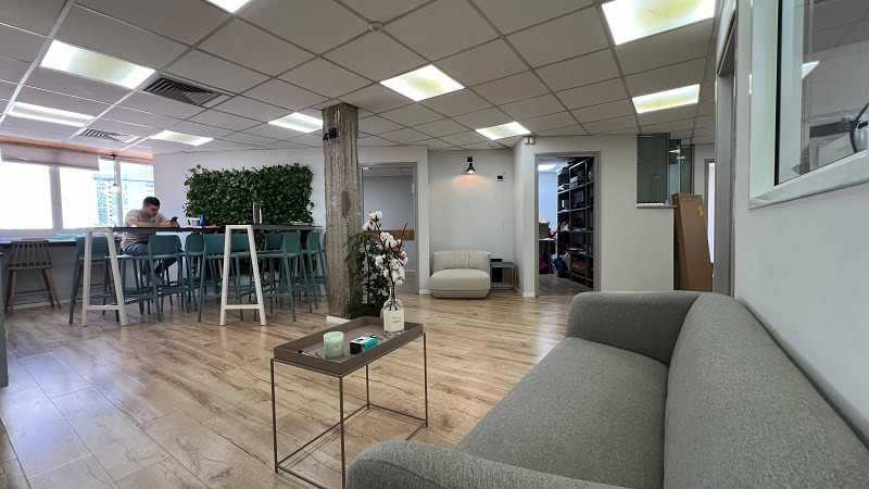 משרד בקרליבך - מטבחון ולאונג'