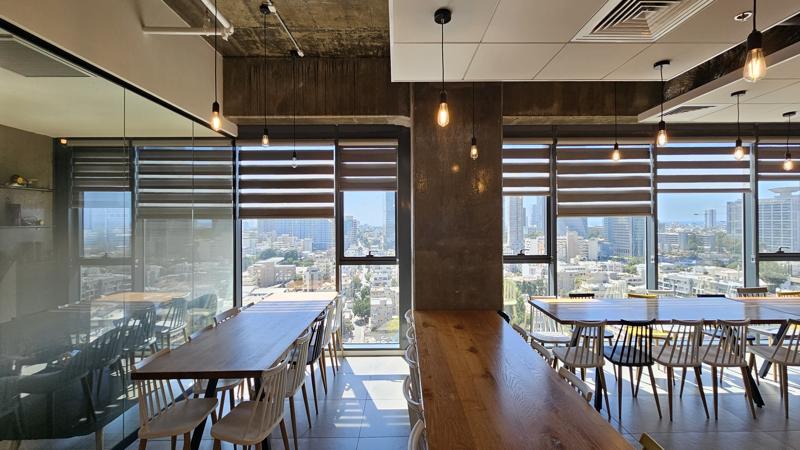 702 מר במגדלי אלון - נוף מהחדר אוכל