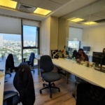 להשכרה במגדלי אלון - עמדות עבודה עם נוף קומה גבוה